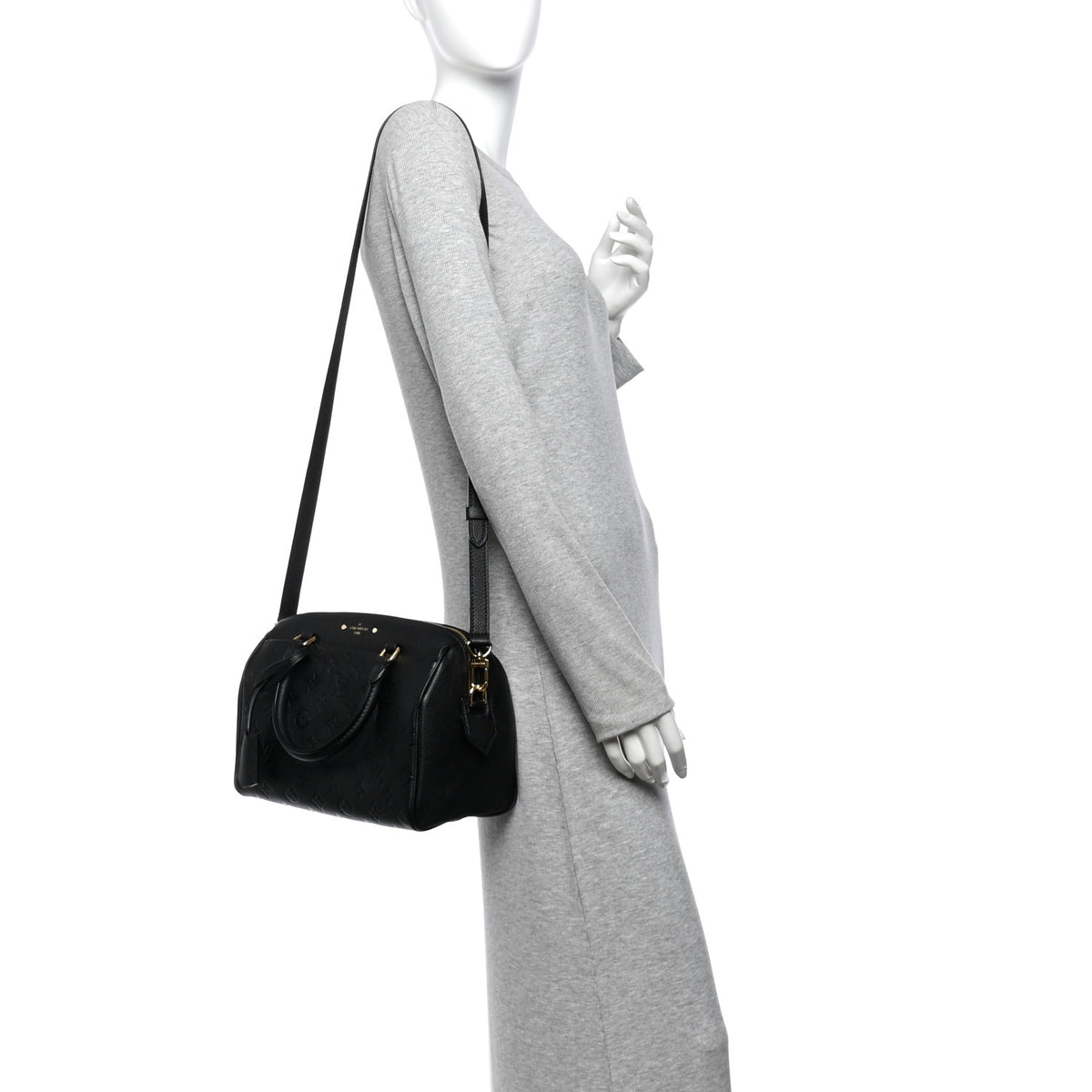 Louis Vuitton Empreinte Speedy Bandouliere 25 NM Black 2 of 10