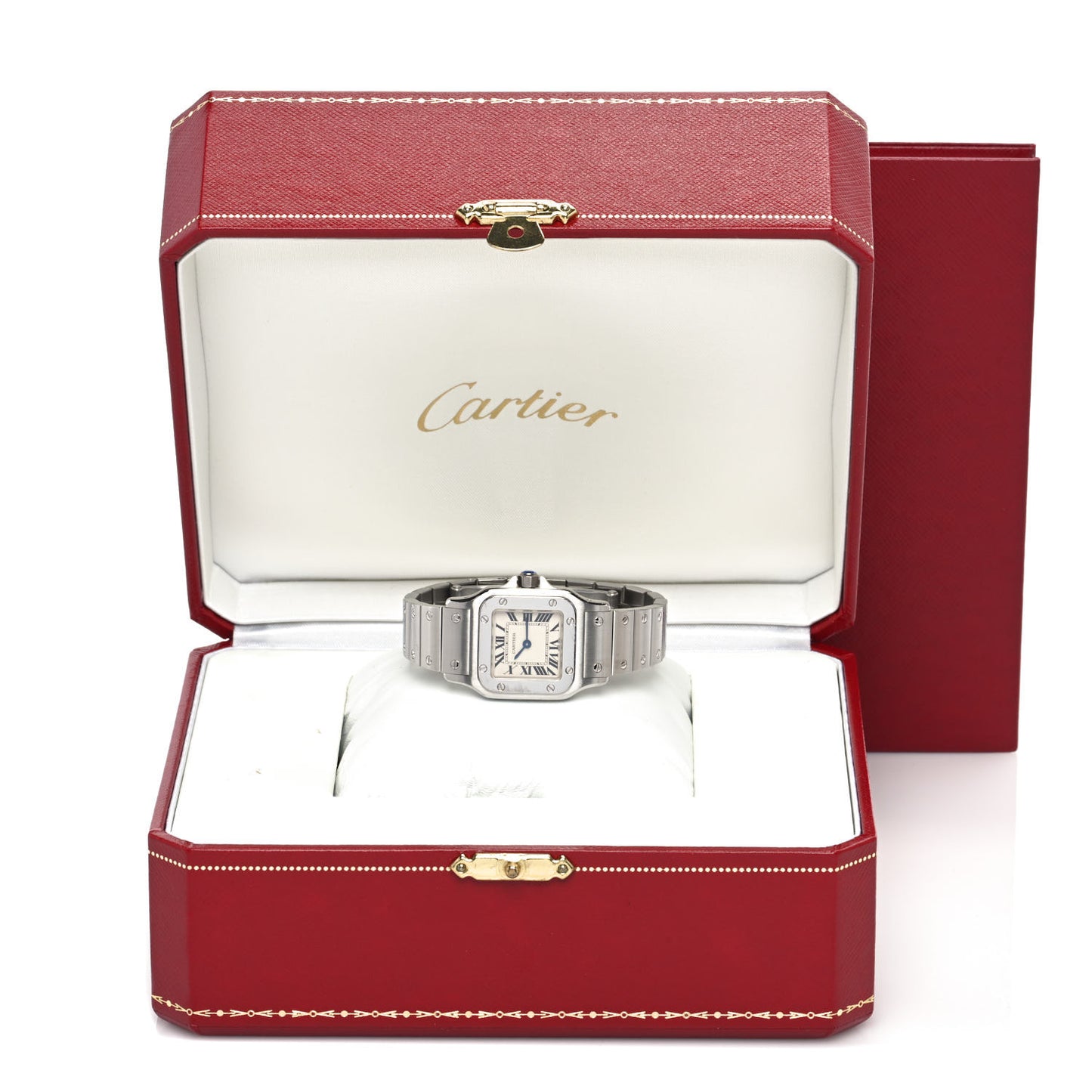 Stainless Steel 24mm Santos de Cartier Galbee Quartz Watch