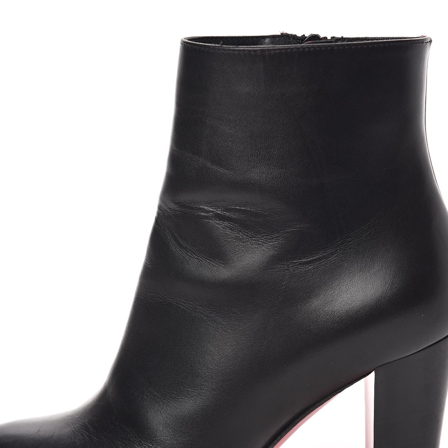 Calfskin Adox 85 Ankle Boots 36.5 Black