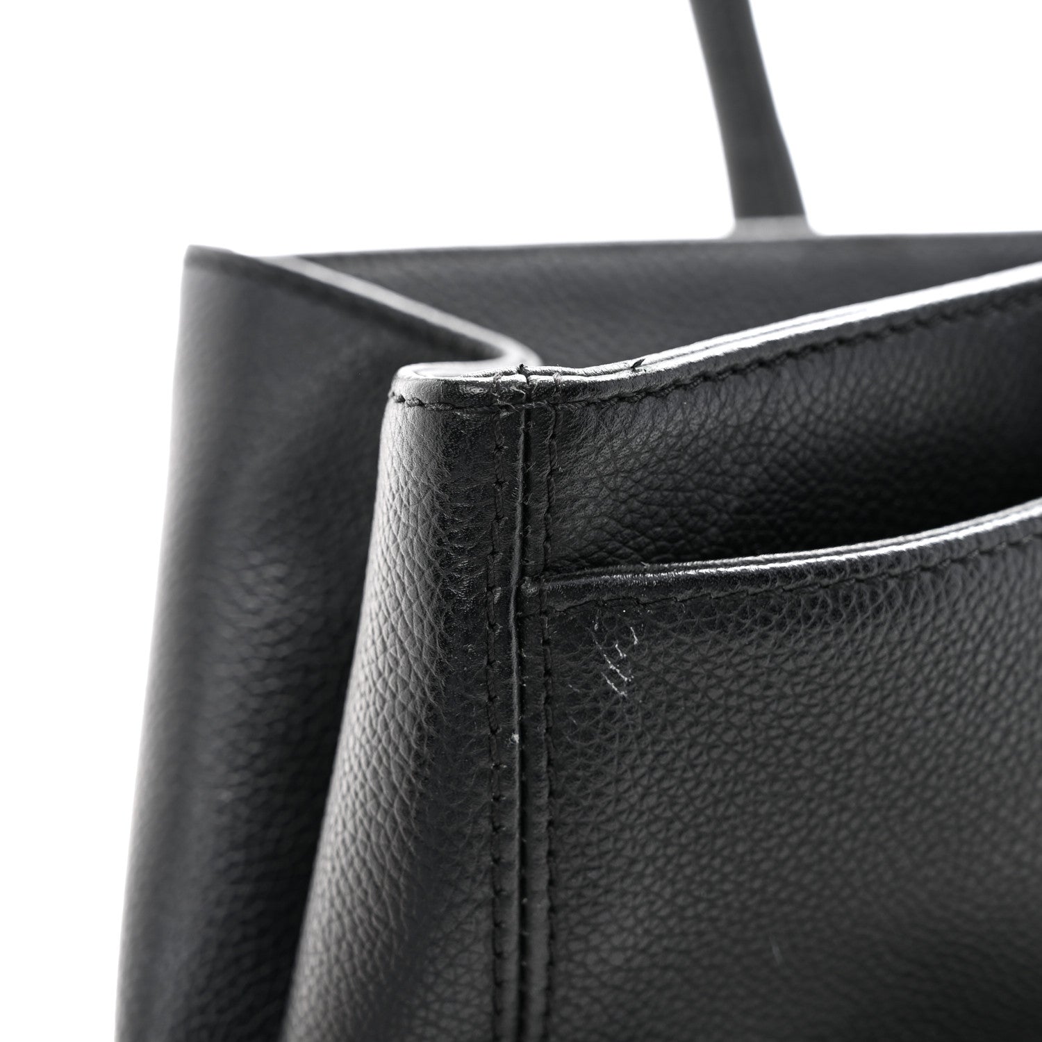 Chanel Calfskin Cerf Executive Shopper Tote Black 12 of 16