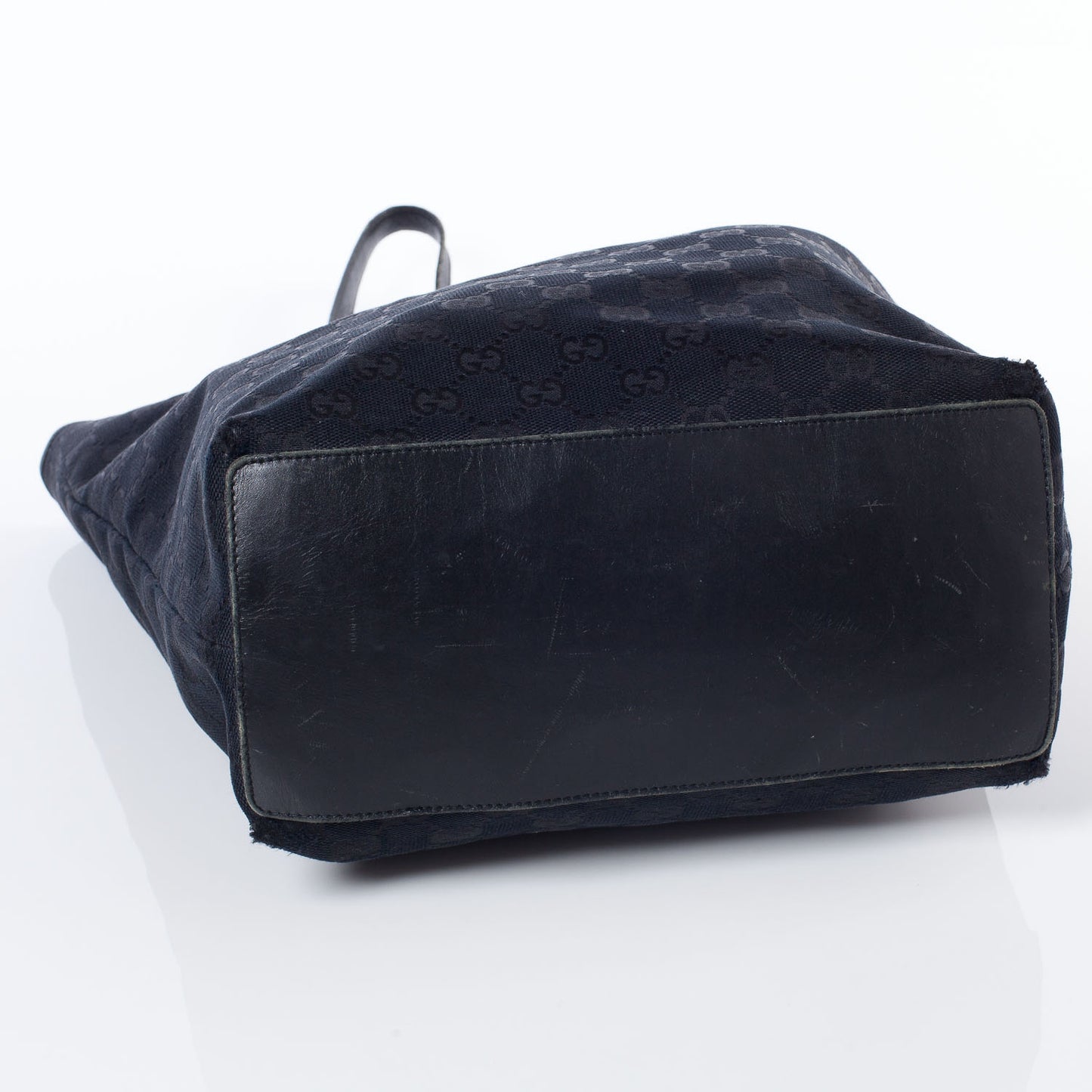 Monogram Large Bucket Tote Black