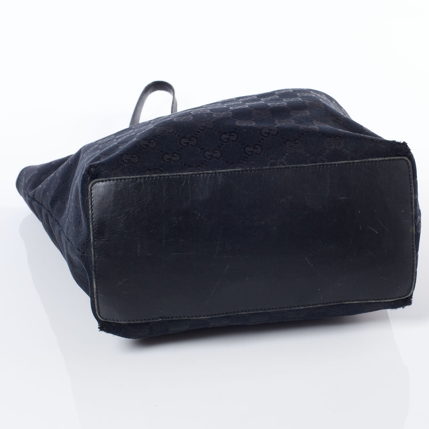 Gucci Monogram Large Bucket Tote Black 5 of 11