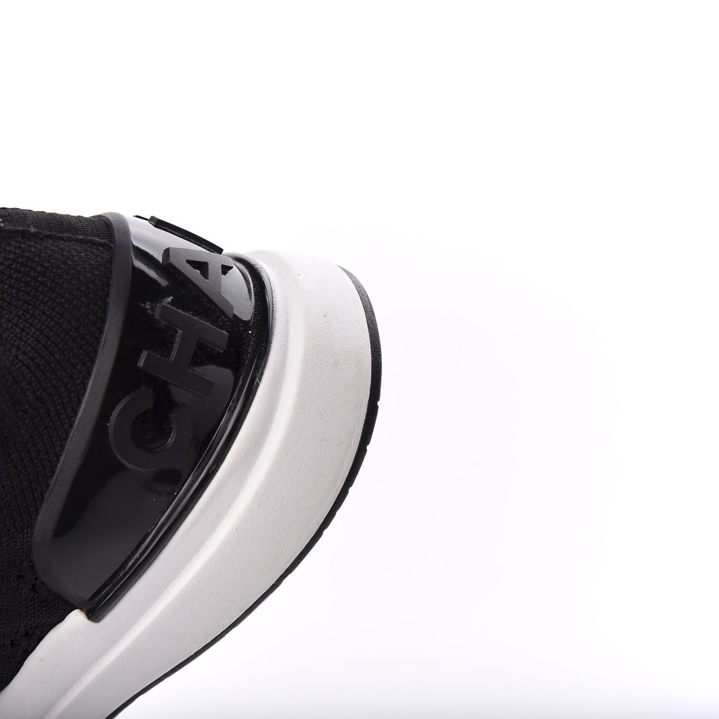 Fabric Logo Sneakers 38 Black