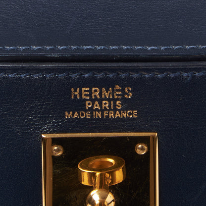 Hermes Box Kelly Retourne 32 Indigo 18 of 40