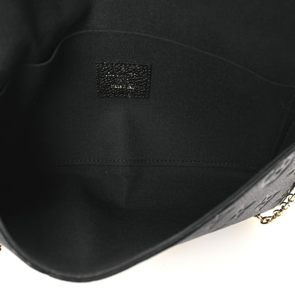 Louis Vuitton Empreinte Pochette Felicie Chain Wallet Black 6 of 10