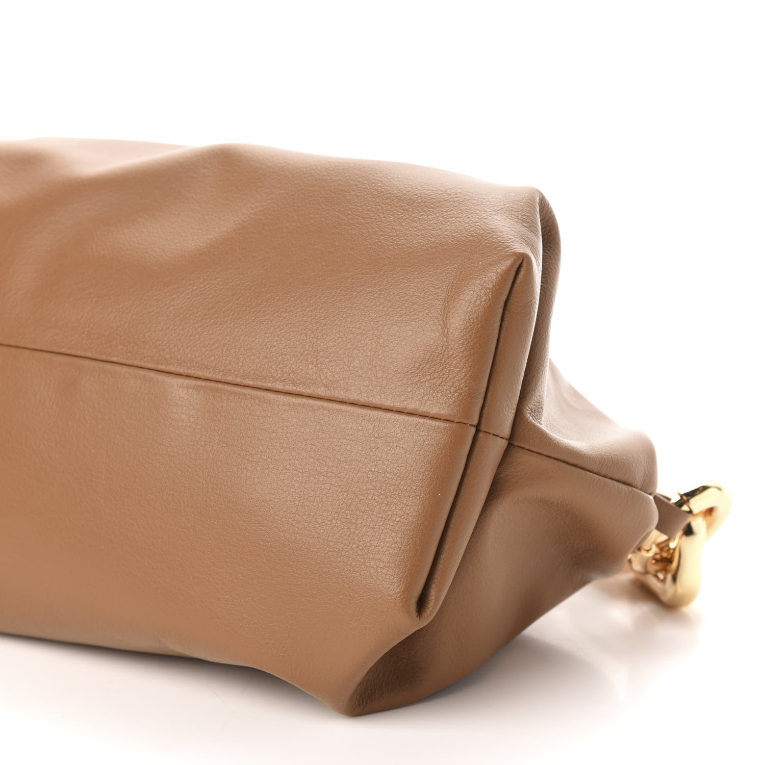 Bottega Veneta Calfskin The Pouch Chain Moutarde 9 of 10