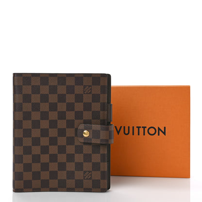 Louis Vuitton Damier Ebene Large Ring Agenda Cover 10 of 10