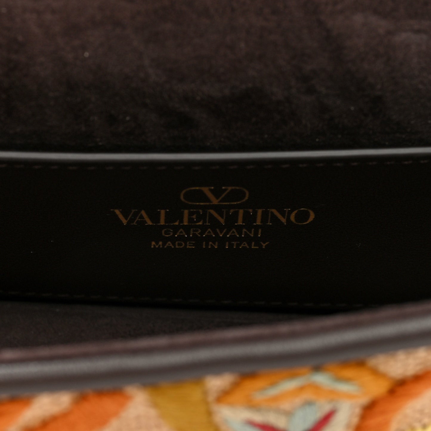 Fabric Karung Crystal Embroidered Vlogo Small Loco Shoulder Bag Multicolor