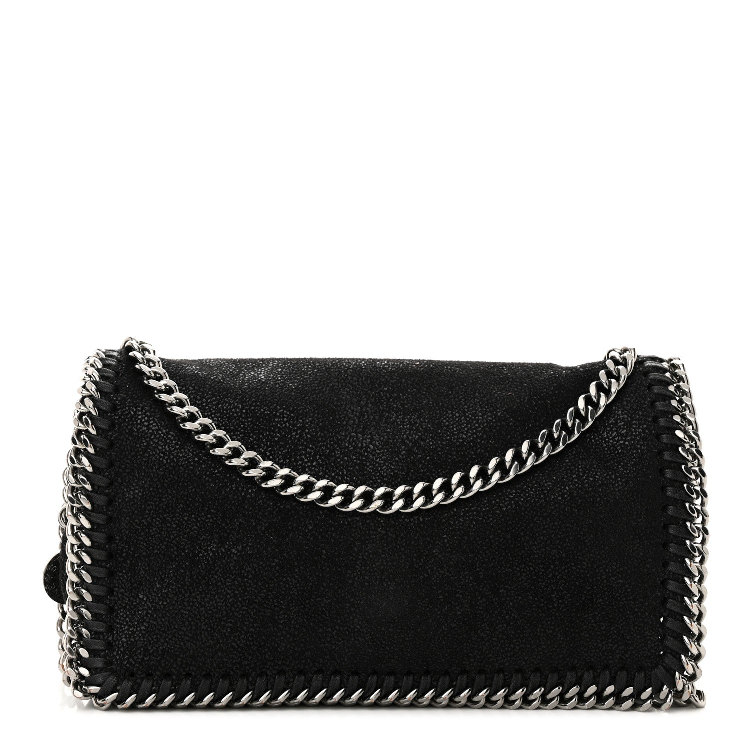 Stella McCartney STELLA MCCARTNEY Shaggy Deer Falabella Crossbody Bag Black 1 of 10