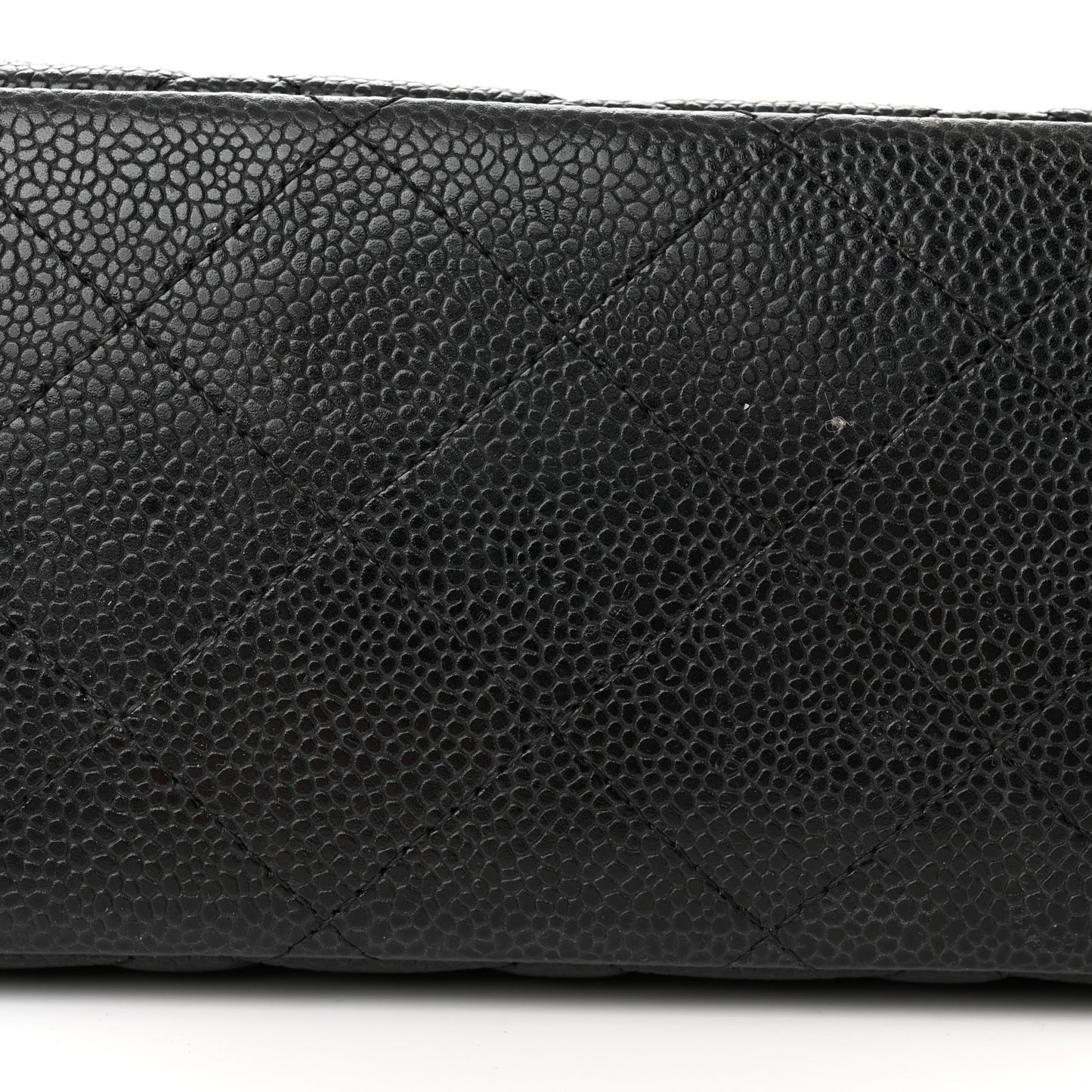 Caviar Quilted Maxi Double Flap Black