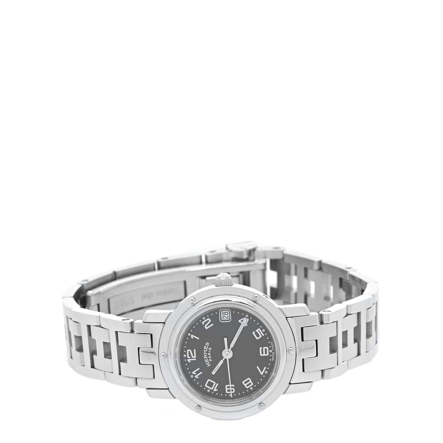 Stainless Steel 24mm Clipper Quartz Watch Gray
