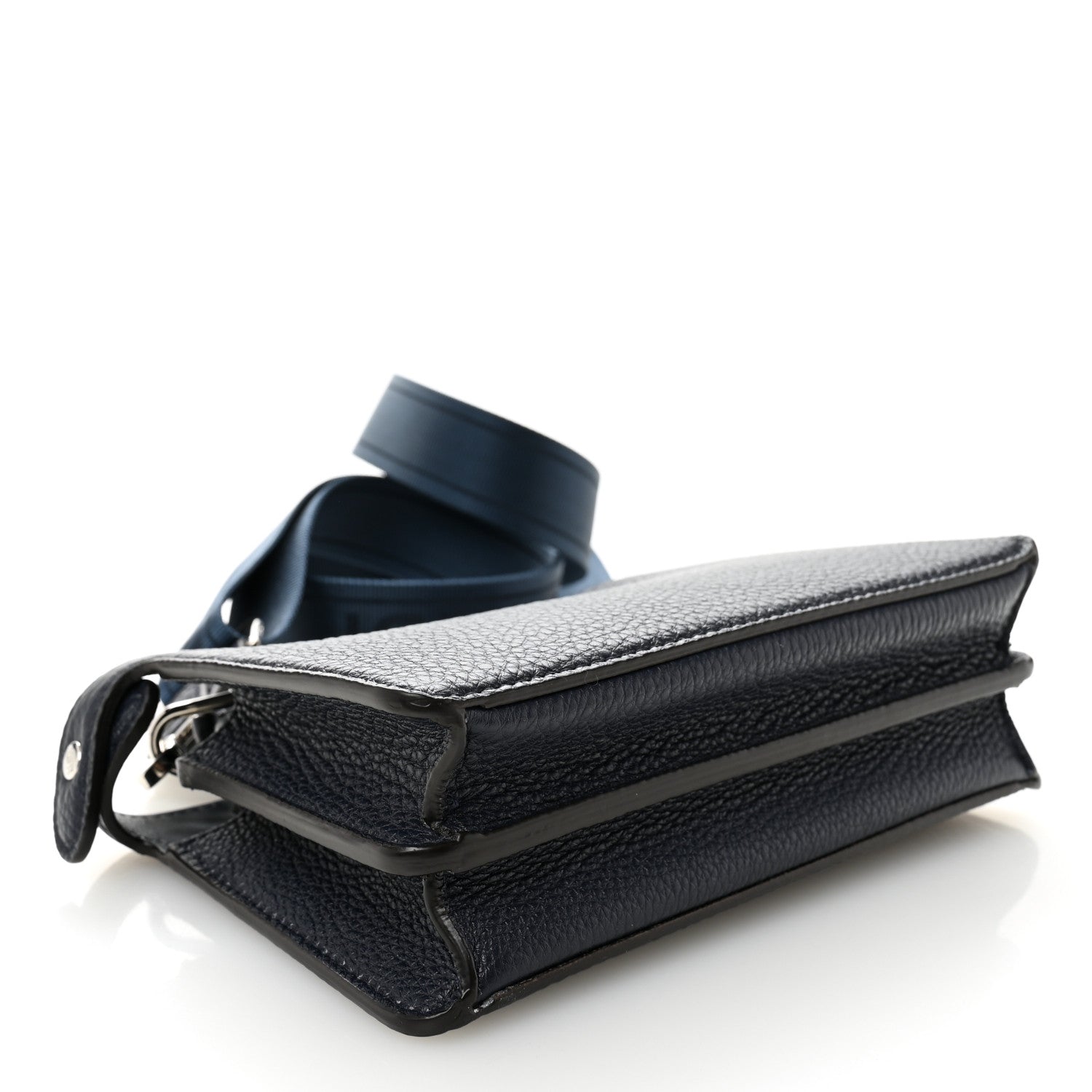 Fendi Cuoio Romano Vitello Cover Bi-Color Peekaboo I See U X Cross Satchel Navy 4 of 11