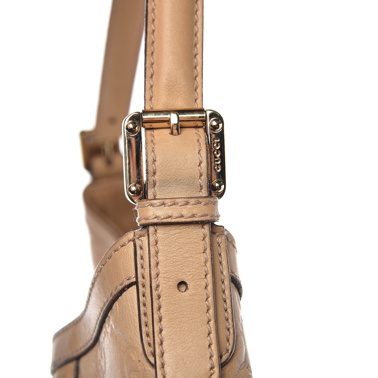 Gucci Guccissima Medium Britt Hobo Beige 21 of 22