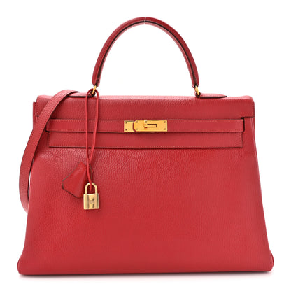 Hermes Ardennes Kelly Retourne 35 Rouge Vif 1 of 22
