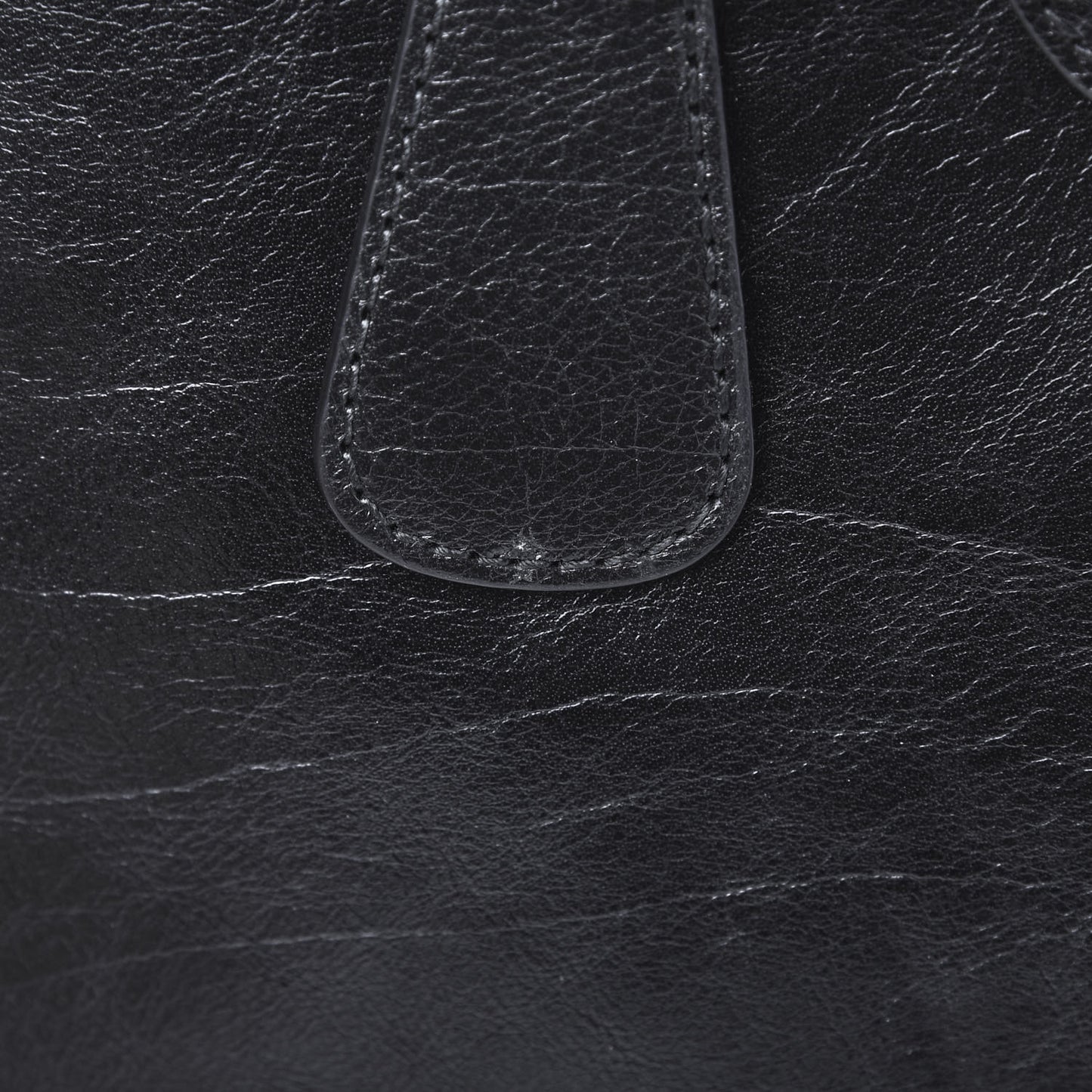 Calfskin Large Re(Belle) Top Handle Bag Black