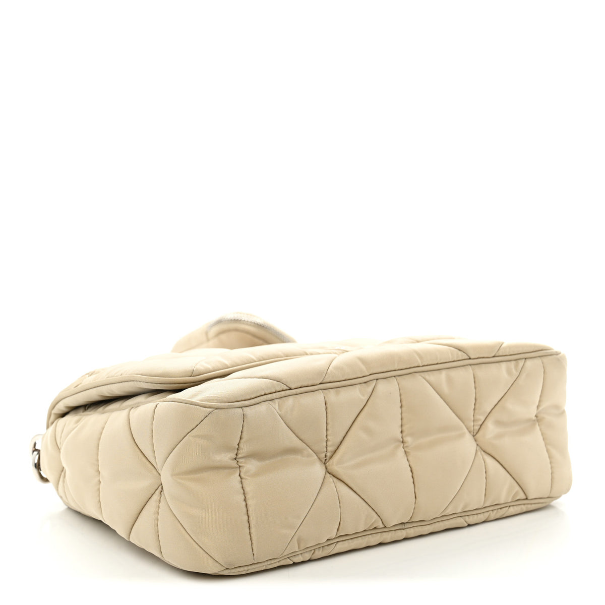 Prada Re-Nylon Quilted Padded Flap Shoulder Bag Deserto 6 of 19