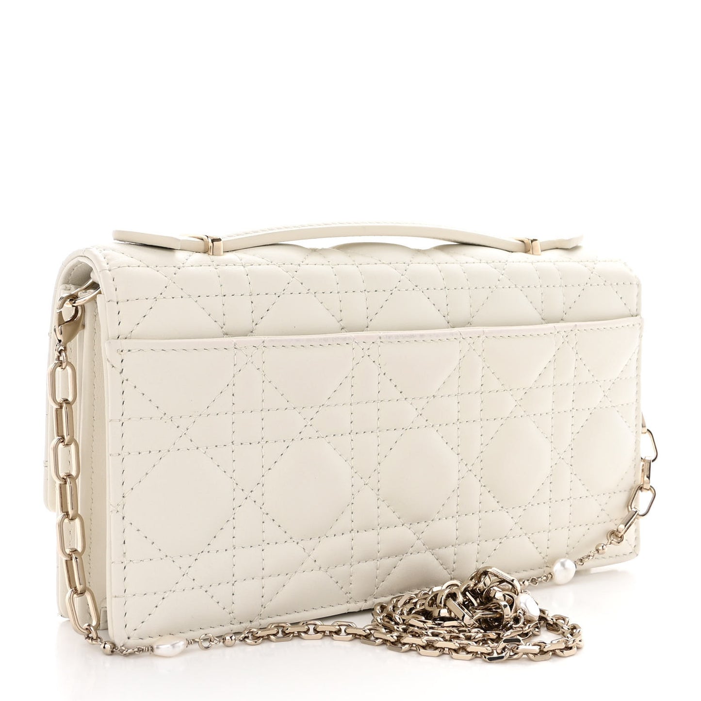 Lambskin Cannage Mini My Dior Bag Latte