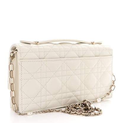 Christian Dior Lambskin Cannage Mini My Dior Bag Latte 3 of 12