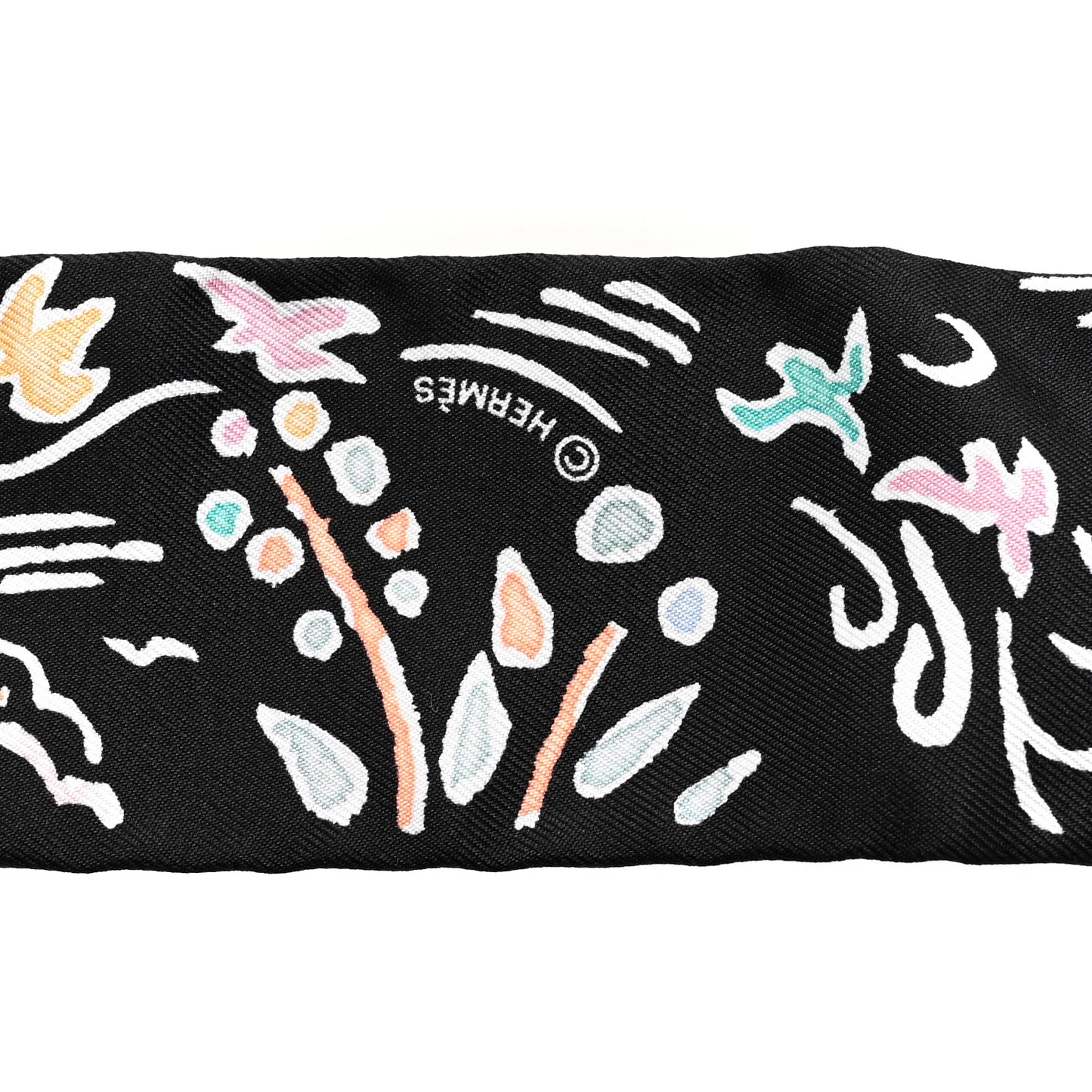 Silk Isola Di Primavera Twilly Black Vert Rose