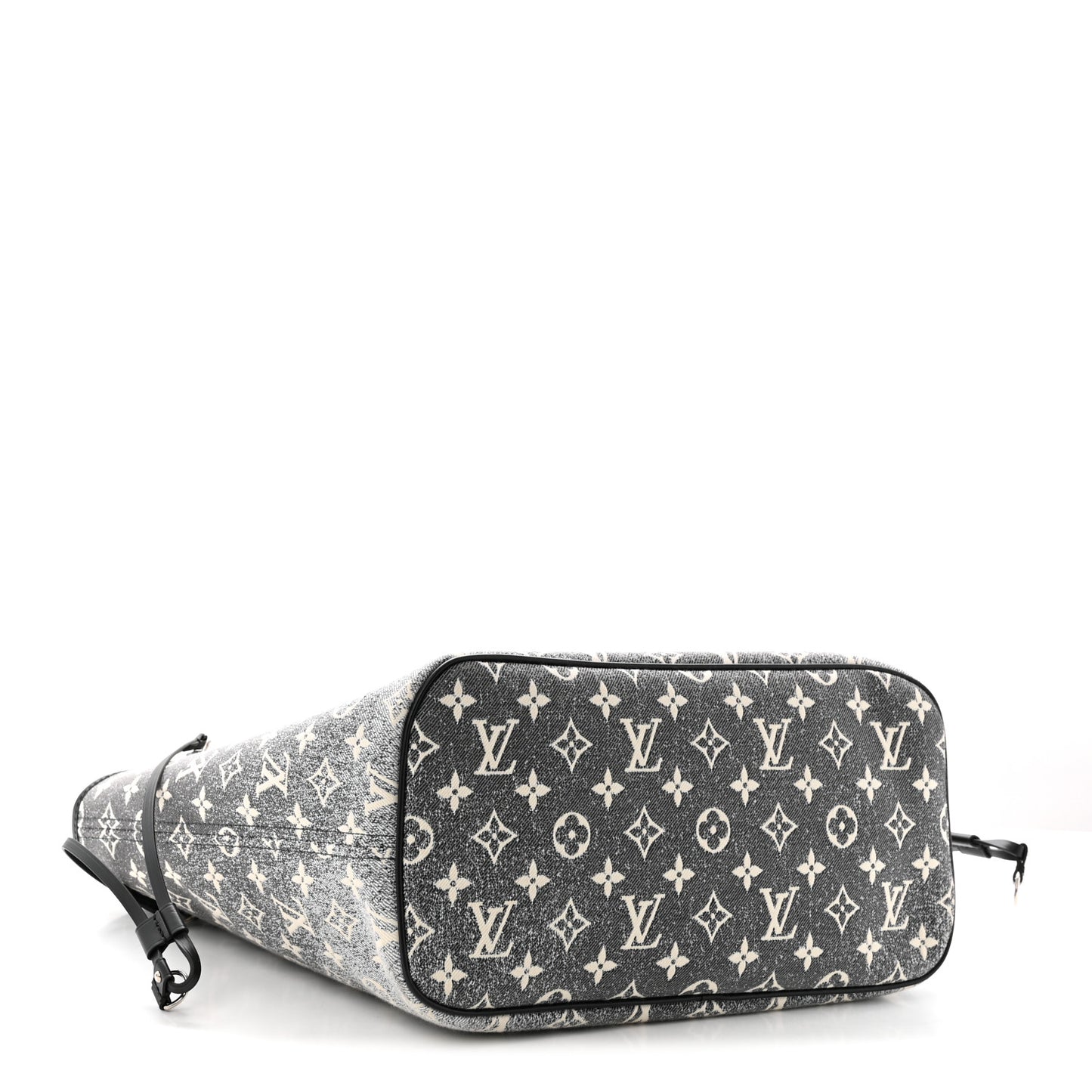 Denim Monogram Jacquard Neverfull MM Grey