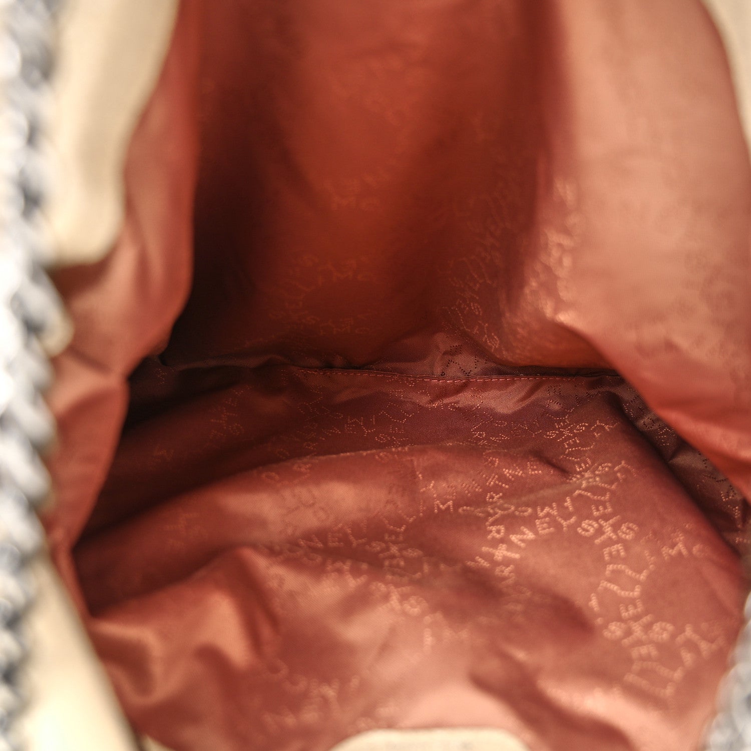 Stella McCartney Pearlescent Shaggy Deer Small Falabella Tote Sand 5 of 12