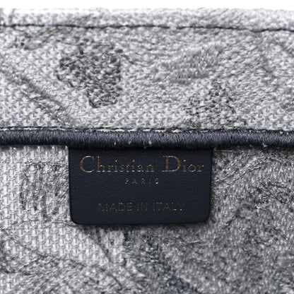 Christian Dior Canvas Embroidered Large Dioriviera Toile De Jouy Book Tote Gray 6 of 10