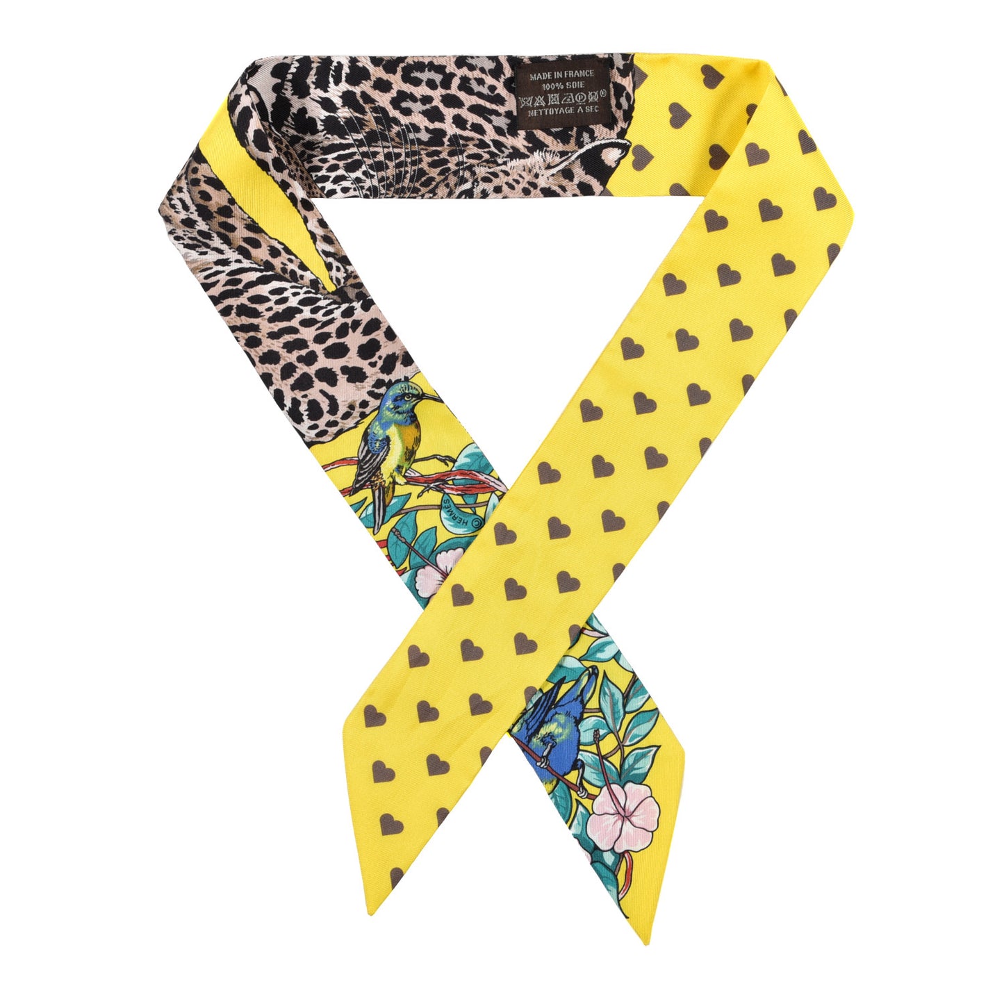 Silk Jungle Love Love Twilly Jaune Vif Canard