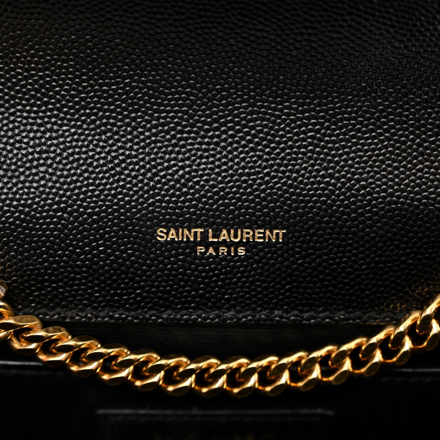 Saint Laurent Grain De Poudre Small Classic Monogram Kate Satchel Black 8 of 11