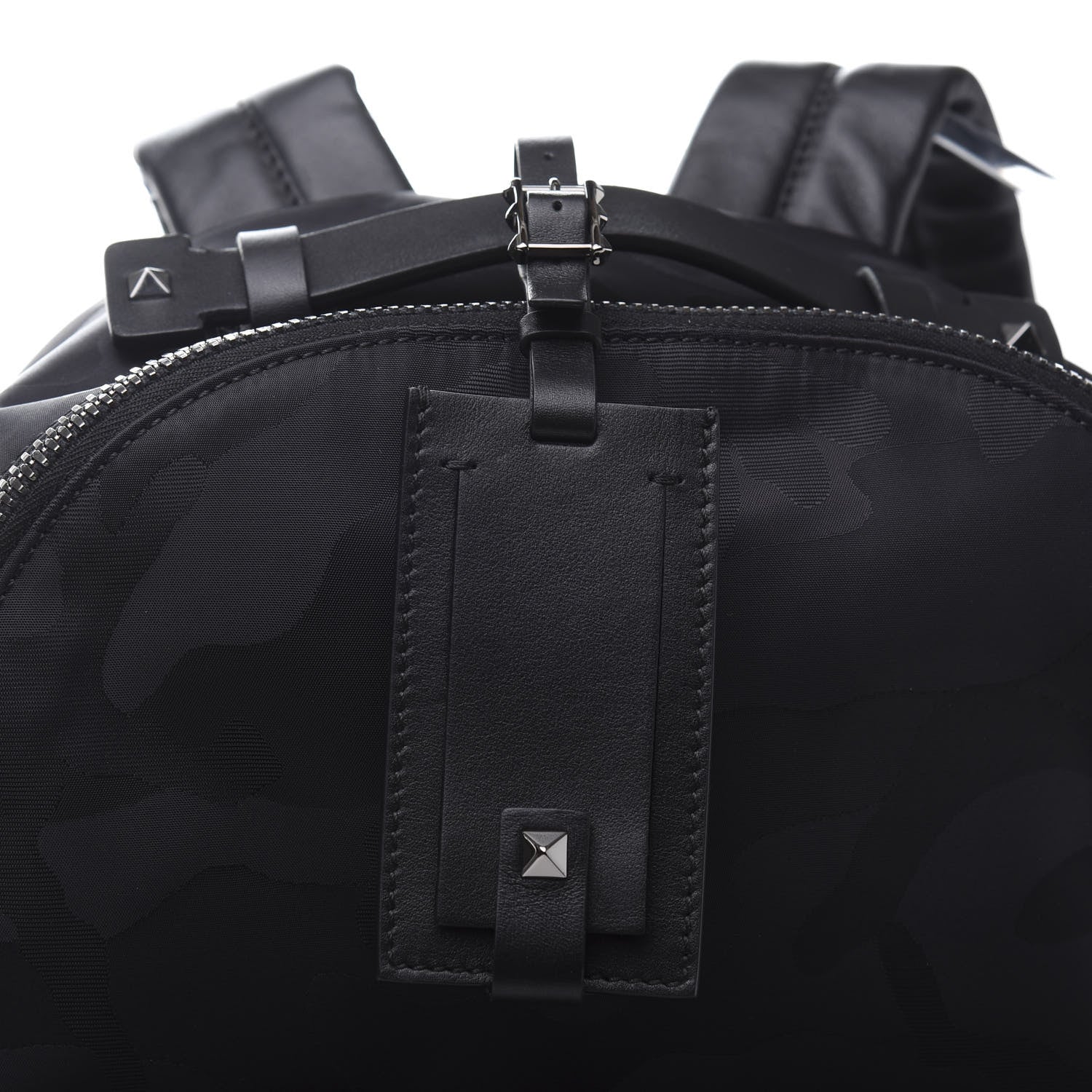 Valentino Garavani Nylon Camouflage Backpack Black 8 of 10