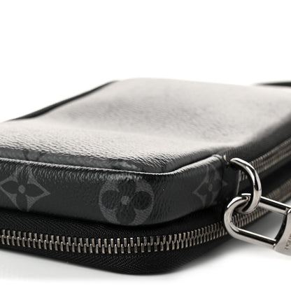 Louis Vuitton Monogram Eclipse Reverse Double Phone Pouch 10 of 10