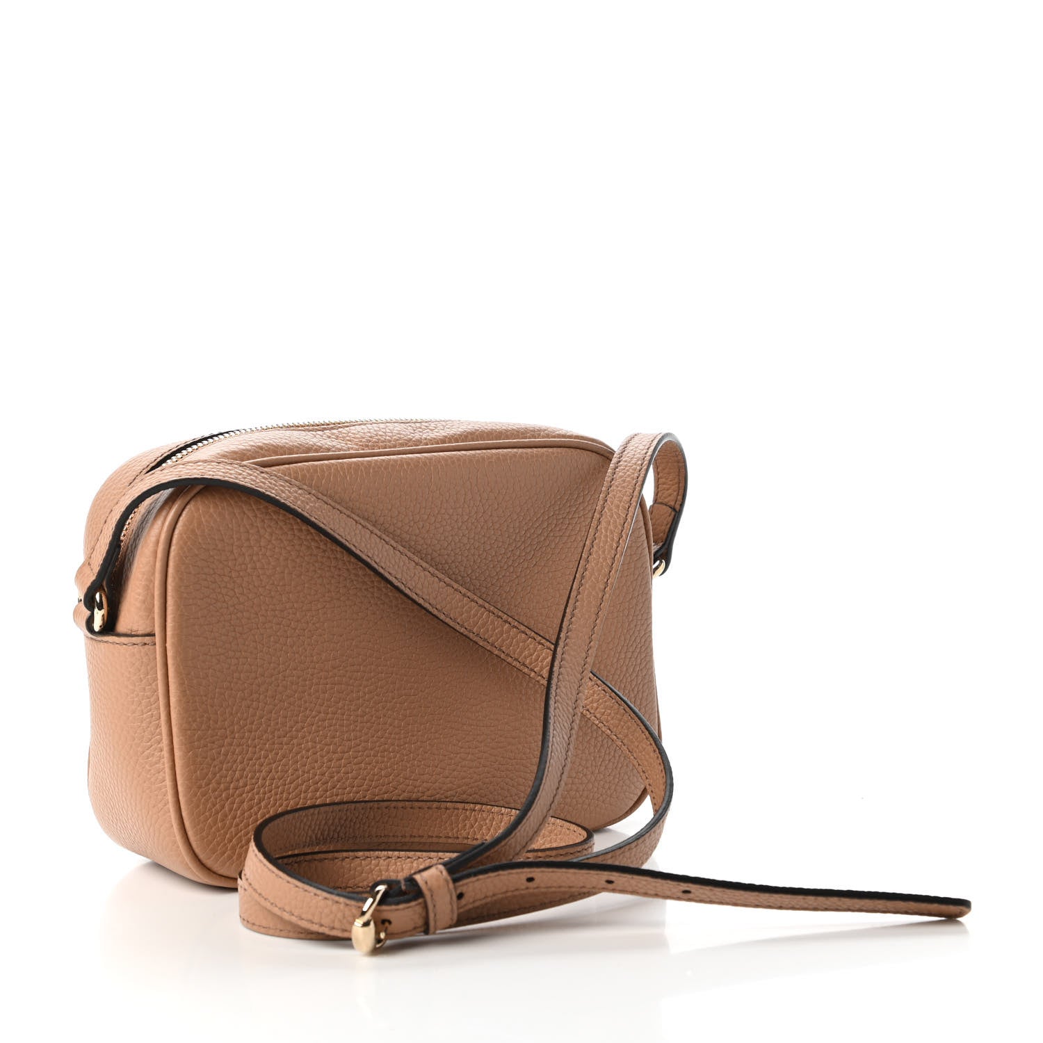 Gucci Pebbled Calfskin Small Soho Disco Bag Rose Beige 3 of 10