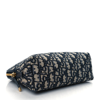 Christian Dior Oblique 30 Montaigne Cosmetic Pouch Blue 4 of 9