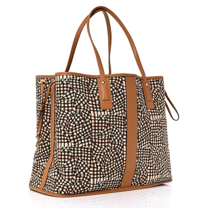 MCM Visetos Large Liz Reversible Shopper Tote Cognac 10 of 13