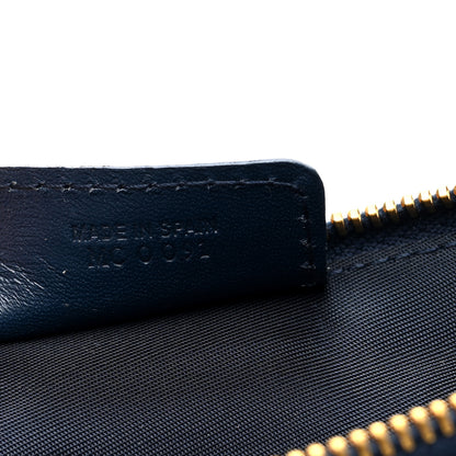 Christian Dior Monogram Mini Saddle Pochette Navy 7 of 10