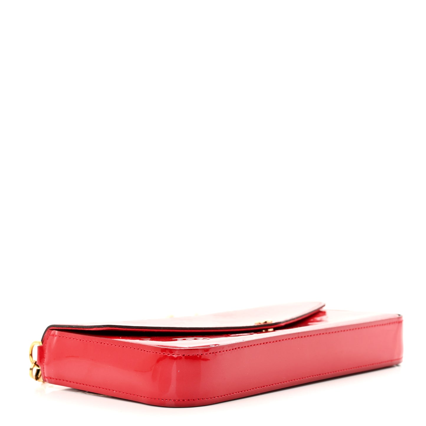Vernis Felicie Pochette Chain Wallet Cherry