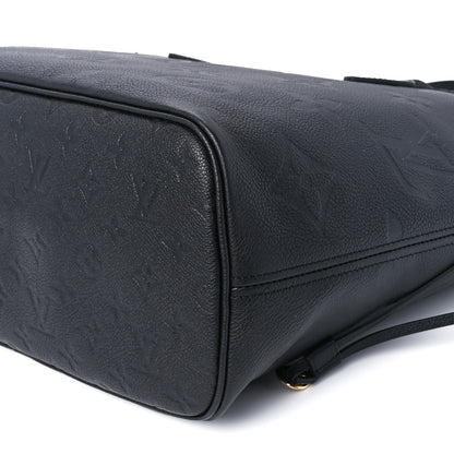 Louis Vuitton Empreinte Monogram Giant Neverfull MM Black 11 of 12