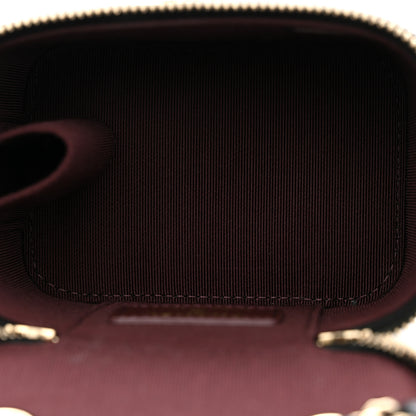 Chanel Caviar Quilted Mini Vanity Case With Chain Black 5 of 11