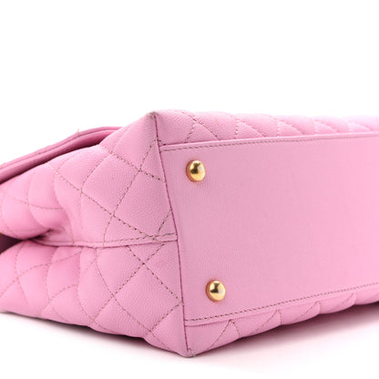 Chanel Caviar Quilted Small Coco Chain Handle Flap Lilac 9 of 13