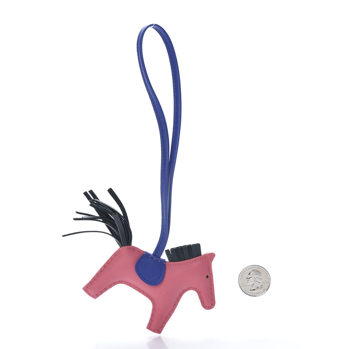 Milo Lambskin Grigri Rodeo Horse Bag Charm PM Rose Azalee Vert Cypress Bleu Electrique