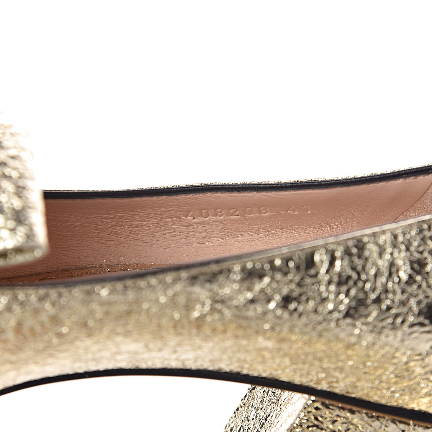 Galassia GG Marmont Fringe 50mm Loafer Pumps 41 Platino