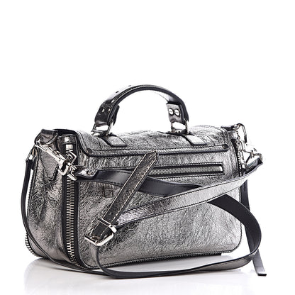 Proenza Schouler Metallic Lambskin Tiny PS1 Satchel Silver 3 of 15
