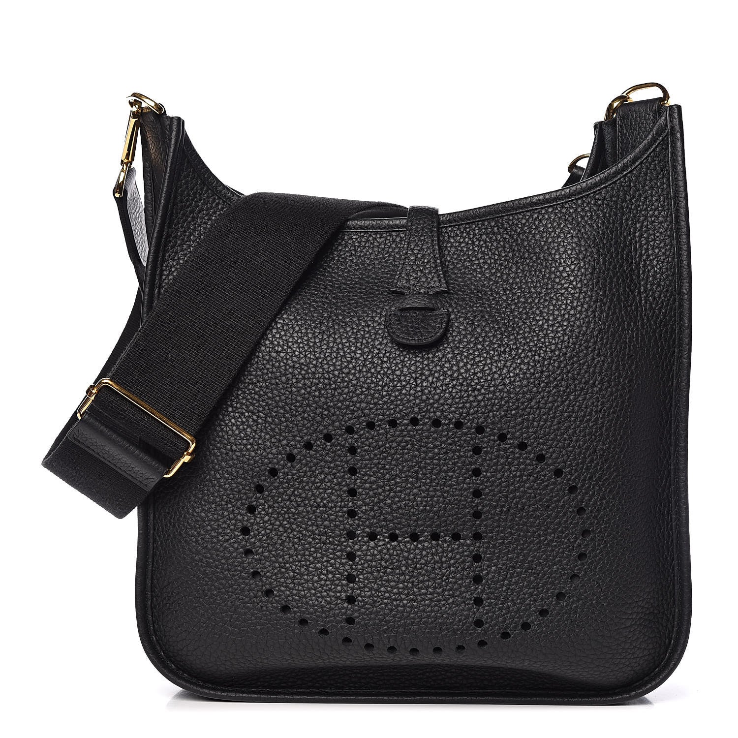 Hermes Taurillon Clemence Evelyne III PM Black 1 of 15
