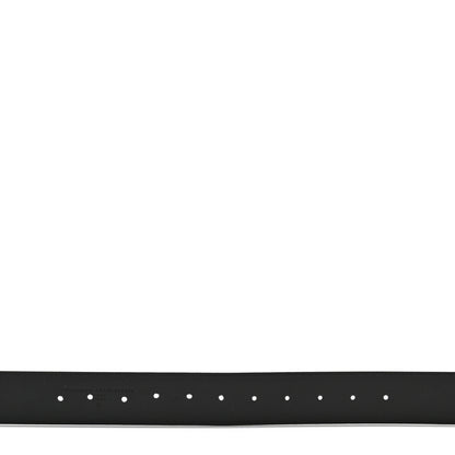 Gucci Azalea Calfskin Enamel Monochrome Double G 40mm Belt 110 44 Black 4 of 8
