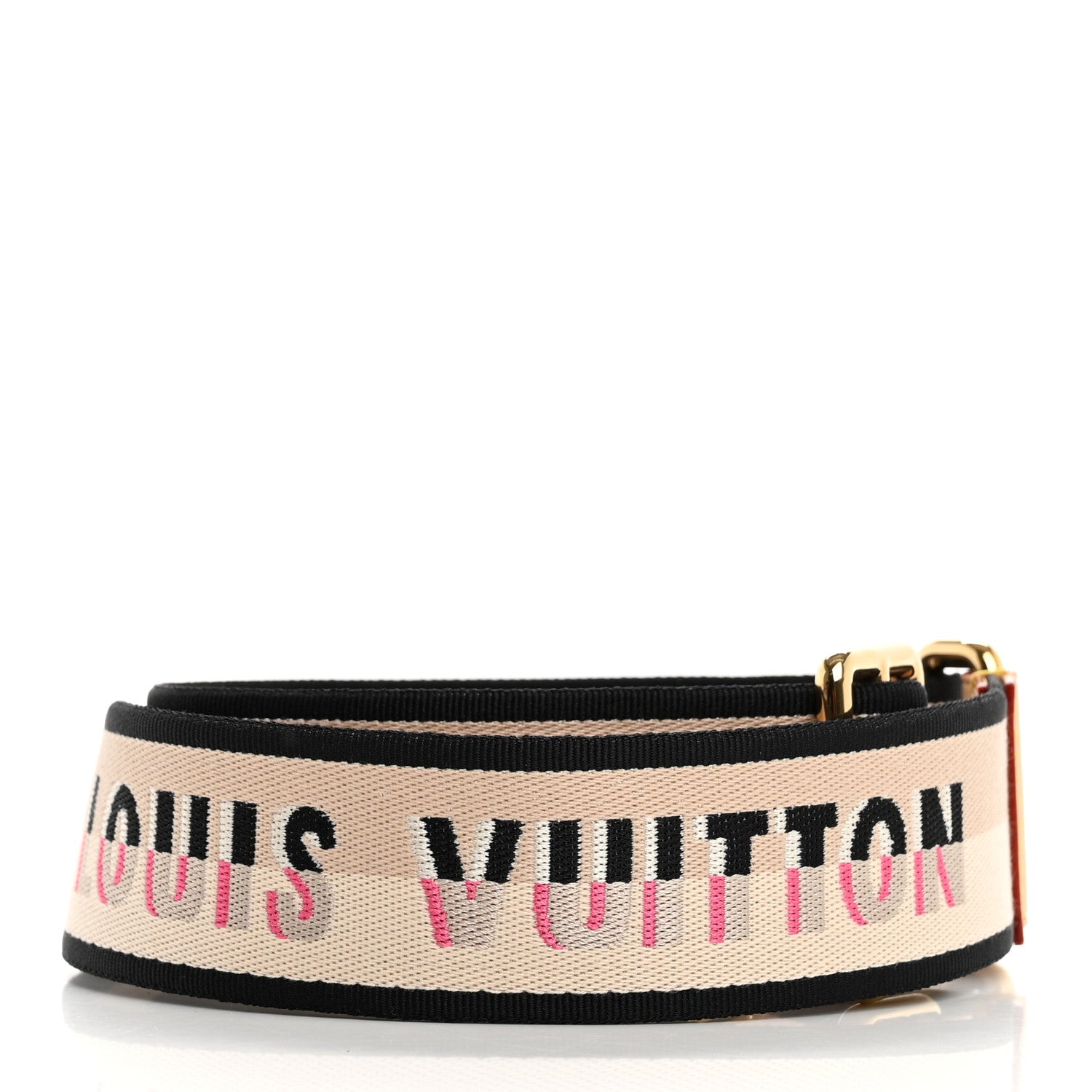 Louis Vuitton Jacquard Diane Shoulder Strap Black 2 of 6