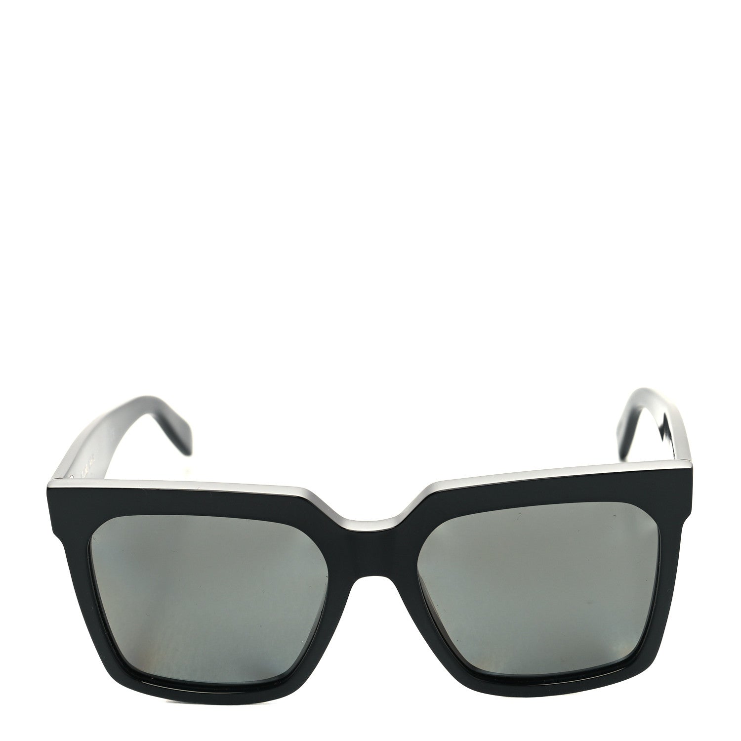 Celine Acetate Square Sunglasses Black 2 of 7