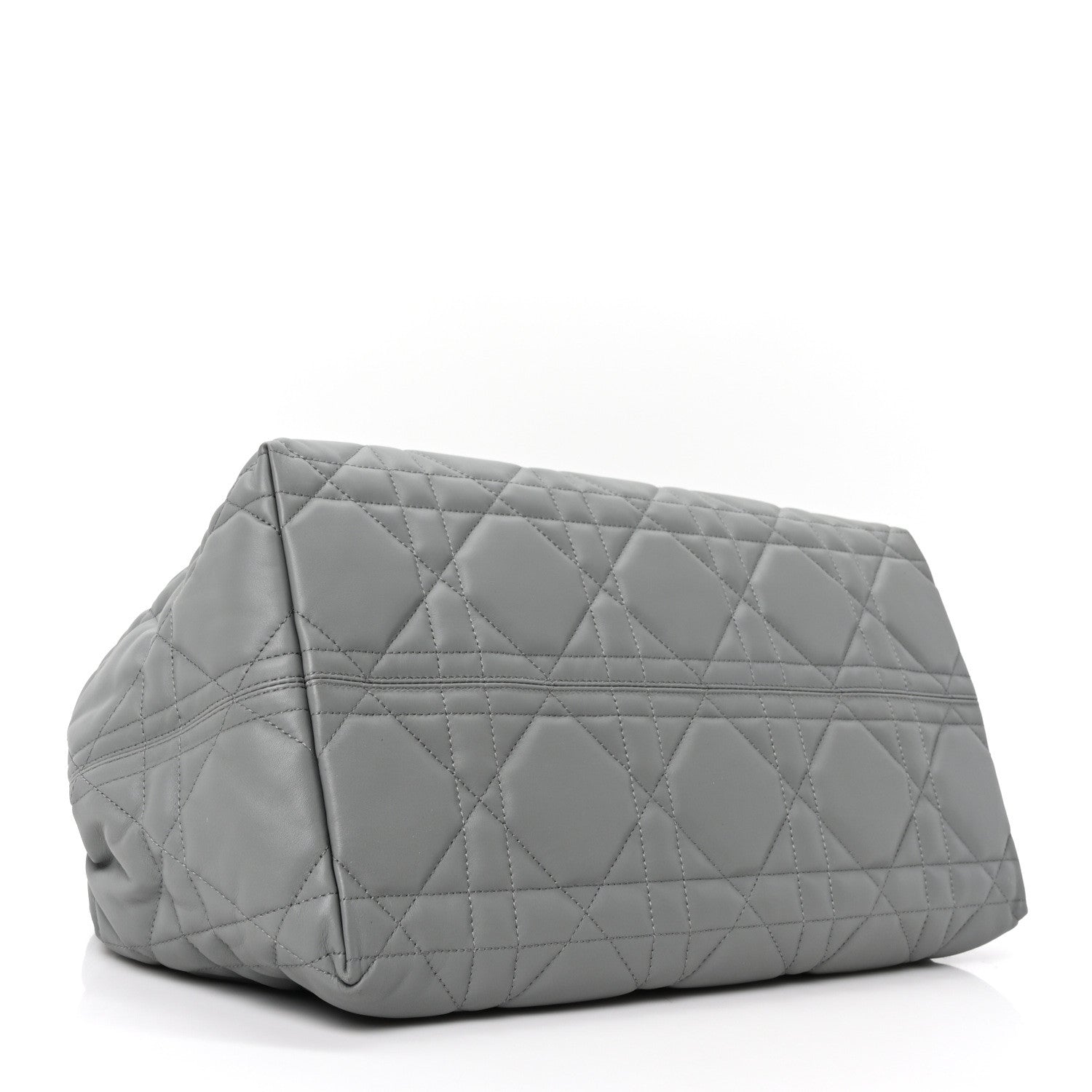 Christian Dior Calfskin Macrocannage Large Toujours Grey 5 of 12