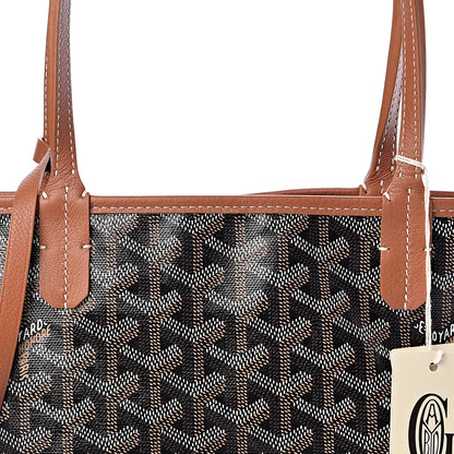 Goyard Goyardine Reversible Mini Anjou Black Gold 16 of 17