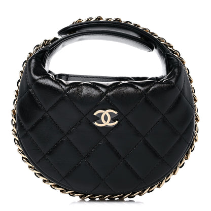 Chanel Quilted Chain Around Pouch Black 1 of 10