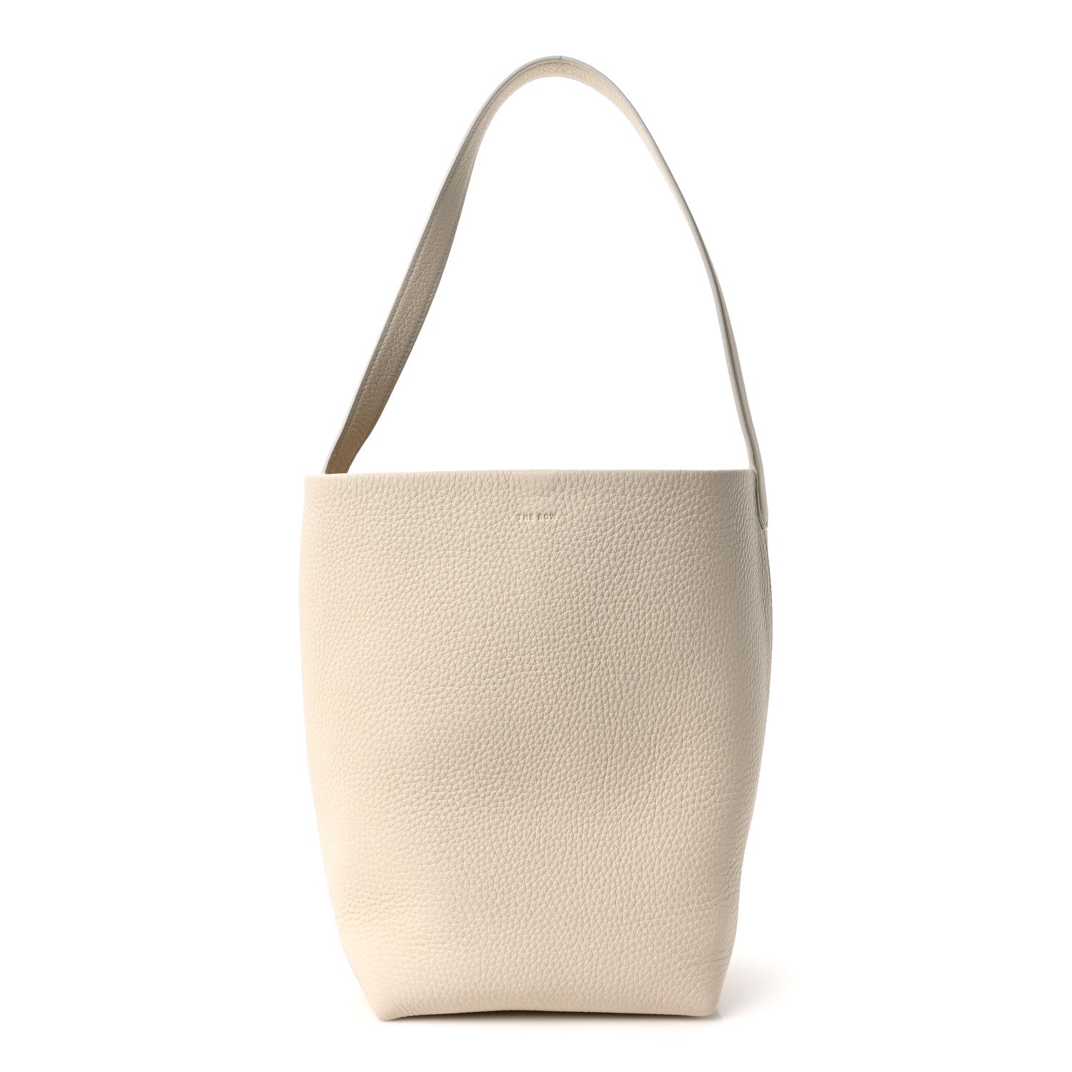 The Row Grained Calfskin Medium N/S Park Tote Ivory 1 of 10