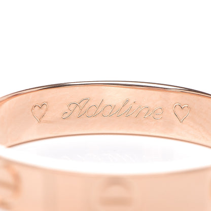 Cartier 18K Pink Gold 3.5mm LOVE Wedding Band Ring 54 6.75 4 of 6